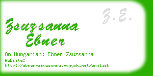 zsuzsanna ebner business card